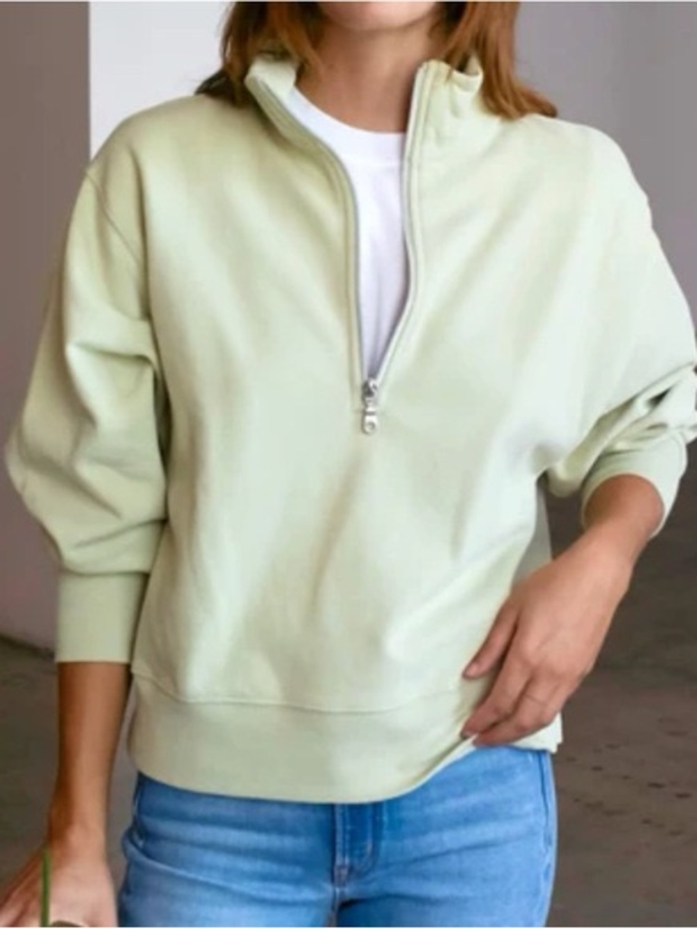 AYR Pullover quoter zip SweatShirt small
